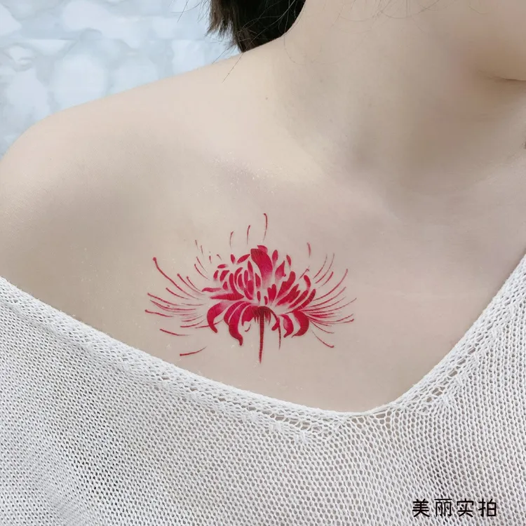 【普通防水贴纸*彼岸花DK490/CS-11款】10*15cm  防水，美丽   ，实拍