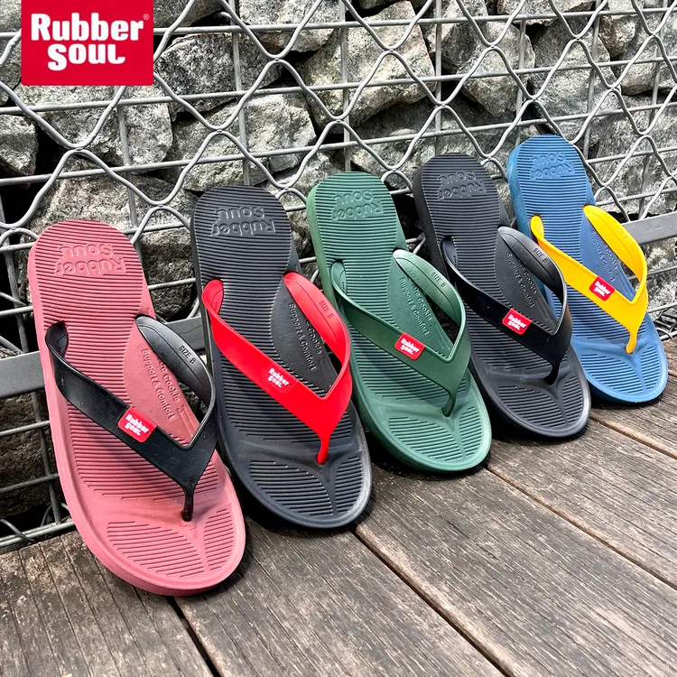 泰国原装进口橡胶外穿灵魂人字拖耐磨防水防滑不臭脚橡胶拖鞋时尚