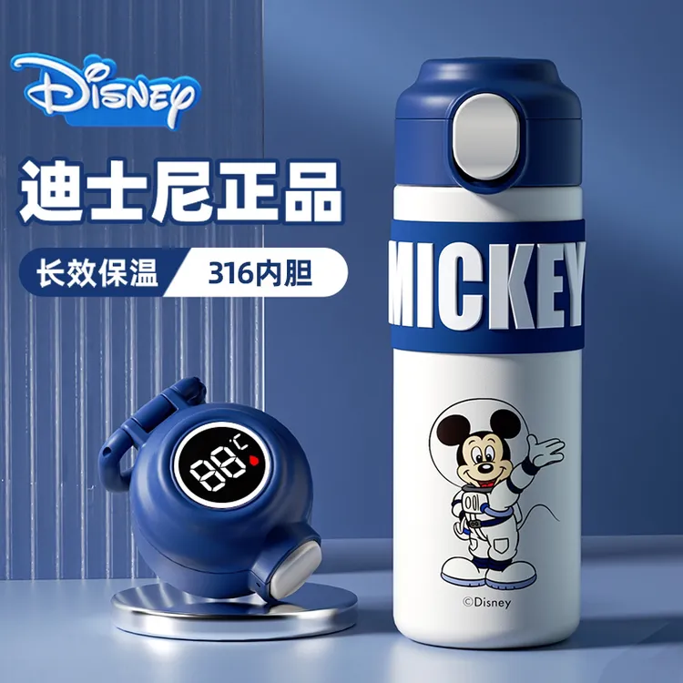迪士尼正品保温杯食品级316高颜值儿童保温杯学生上学水杯幼儿园