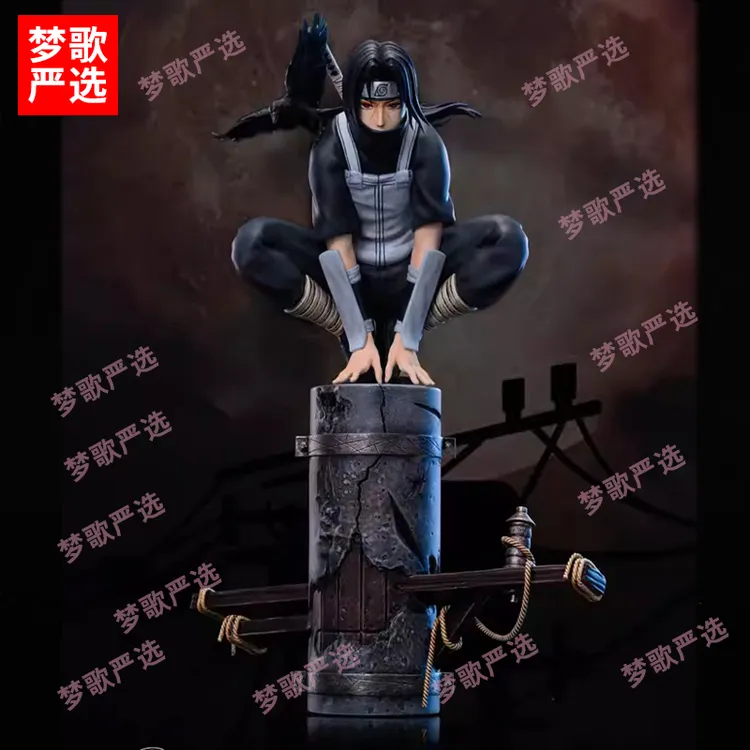 23cm暗部蹲姿鼬忍者系列鼬神乌鸦鼬动漫周边GK手办桌搭礼品摆件