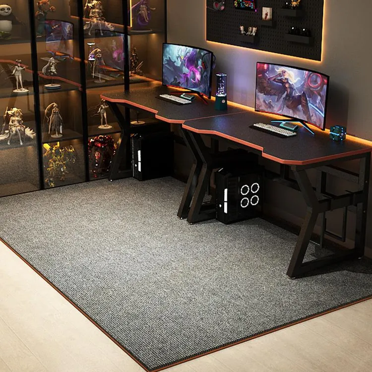 家用桌椅加厚地垫电脑椅耐磨办公室转椅电竞房地毯电竞房隔音垫