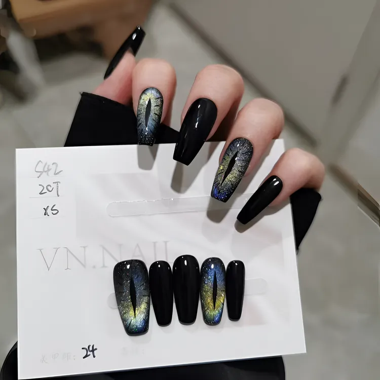 「S42荷鲁斯之眼」亚当同款立体手绘瞳孔纯手工穿戴甲 18种甲型定制