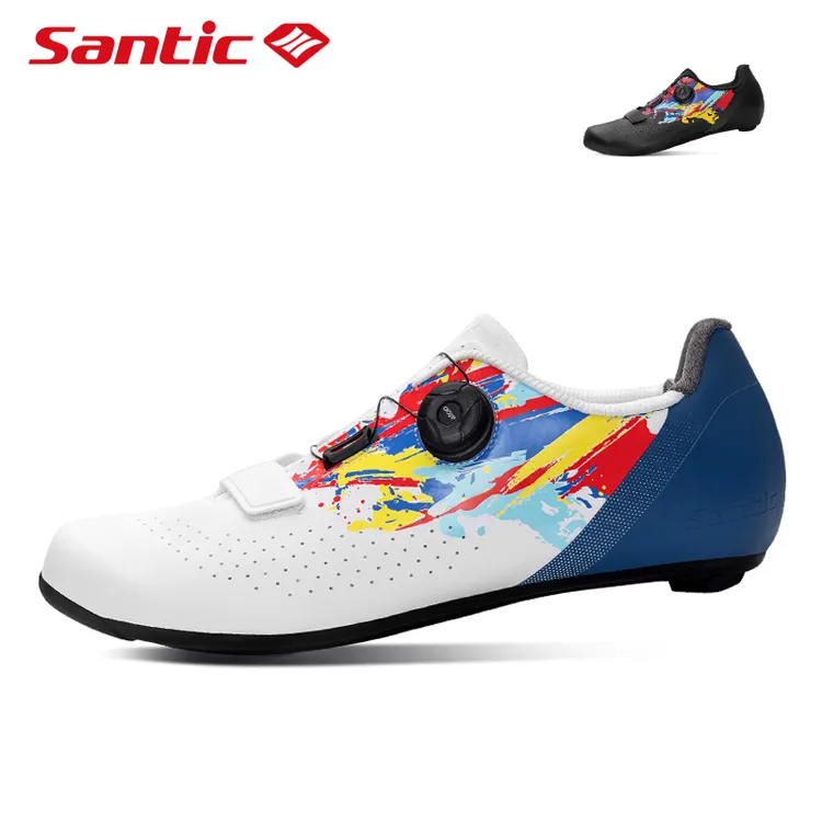 Santic/森地客男女公路骑行锁鞋 专业自行车动感单车鞋毕加索2.0