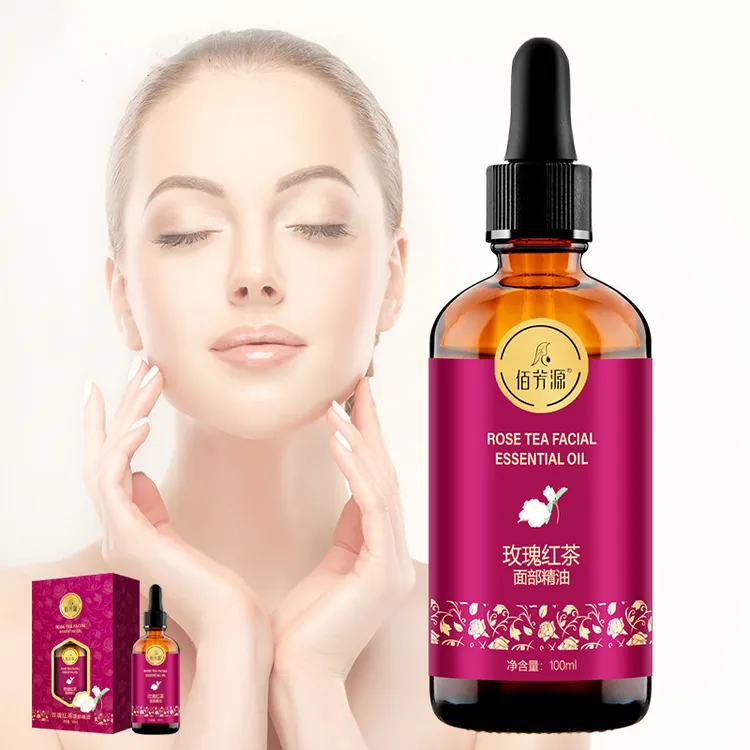 玫瑰红茶精油100ML面部嫩肤精华油脸部保湿滋润提亮肤色美颜护肤