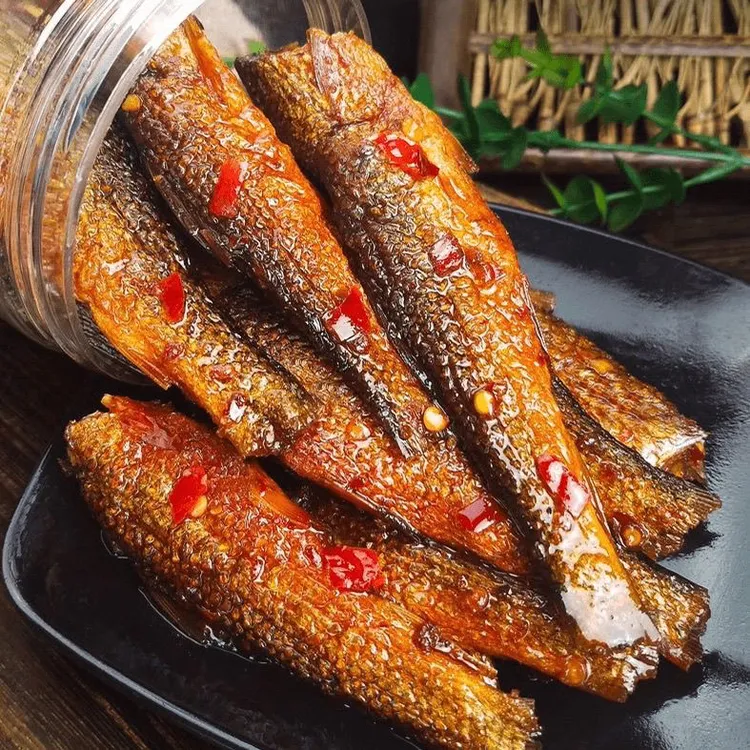 湖南特产手撕鱼鲜香鱼干开袋即食鱼尾麻辣香辣小吃罐装零食休闲