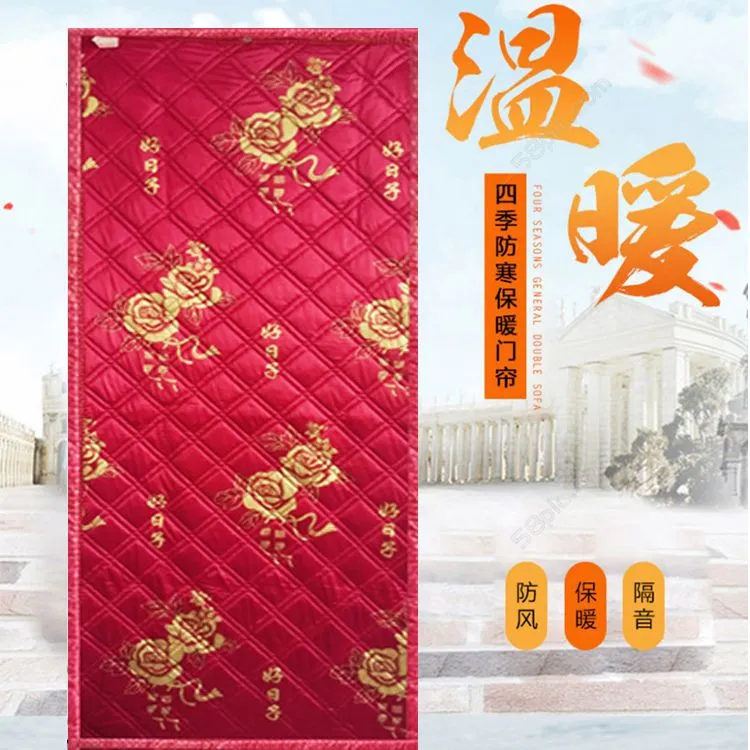 包邮家用防风冬季保暖棉门帘加厚户外防水门帘防寒帆布厚帘子保温