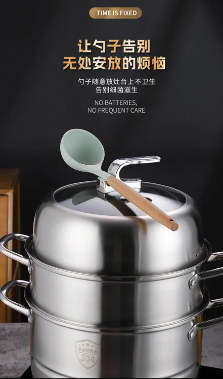 蒸锅家用304不锈钢加厚多层大容量蒸屉蒸笼包子馒头燃气灶电磁炉