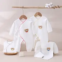 宝宝婴儿衣服男女新生儿纯棉四季款春秋冬款爬服蝴蝶衣无骨连体衣