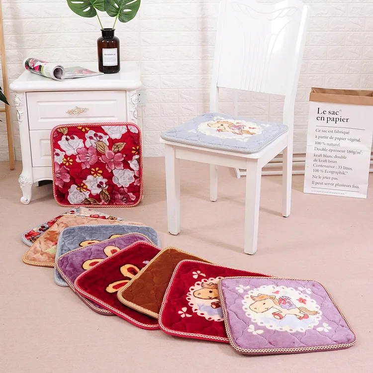 四季通用坐垫柔软舒适防滑垫子垫办公室餐厅饭店坐垫冬季加绒加厚