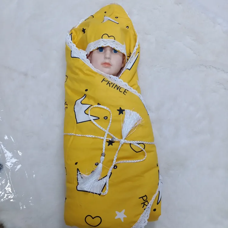 新生儿春秋冬季加厚新疆棉保暖包被