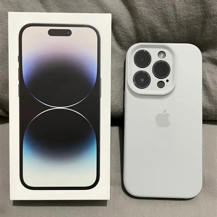 纯白色适用于苹果17ProMax手机壳液态硅胶iPhone16全包防摔14软壳