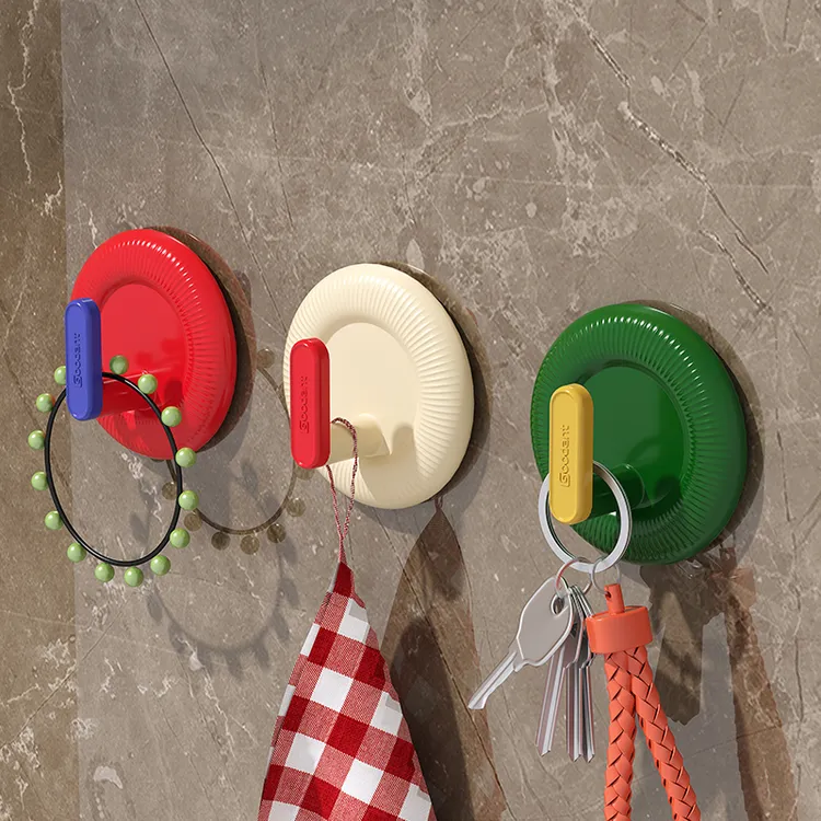 创意挂钩粘钩强力承重免打孔无痕厨房墙壁浴室门后漱口杯家用