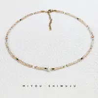 钛钢项链 【微醺】原创设计项链气质手工时尚百搭法式小众温柔