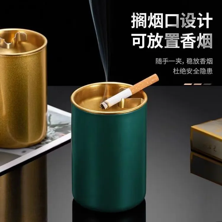 清仓防风烟灰缸家用带盖创意漏斗个性潮流客厅卧室办公室桌面货车