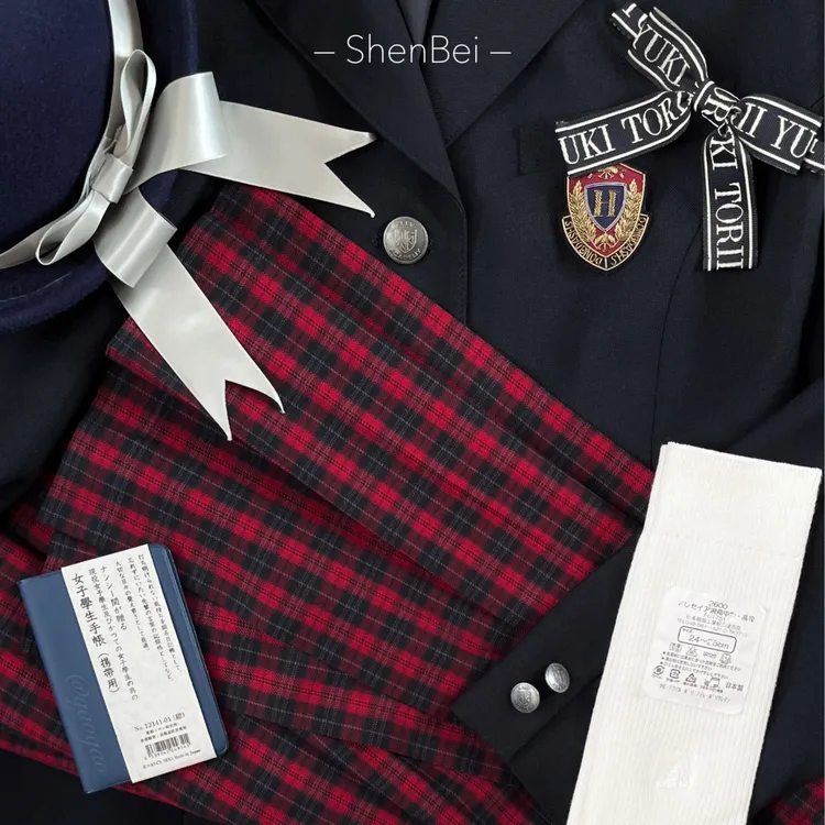 【千禧】神北JK原创格裙红色圣诞新年款百褶裙日系JK半身长款半身裙