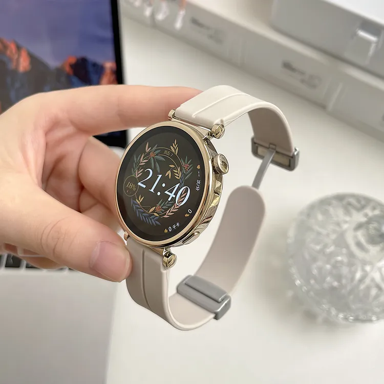适用华为GT5/4女款表带手表硅胶watch5表盘智能运动手环B5新18mm
