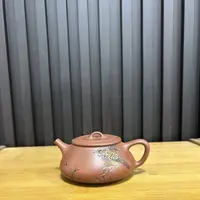 宜兴紫砂壶 石瓢 红降坡 容量约120cc