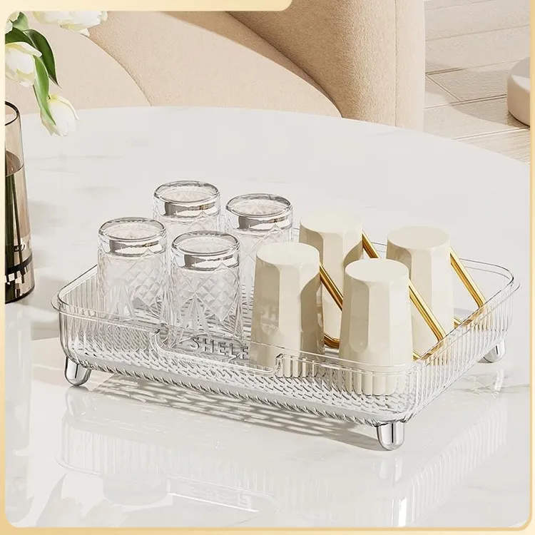 杯架杯子收纳置物架子水杯轻奢高级感茶具茶杯咖啡杯马克杯收纳盒
