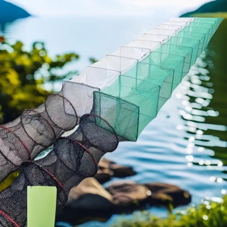 4米7米10米有结网尾无结网身虾笼黄鳝泥鳅笼折叠笼河虾笼龙虾笼