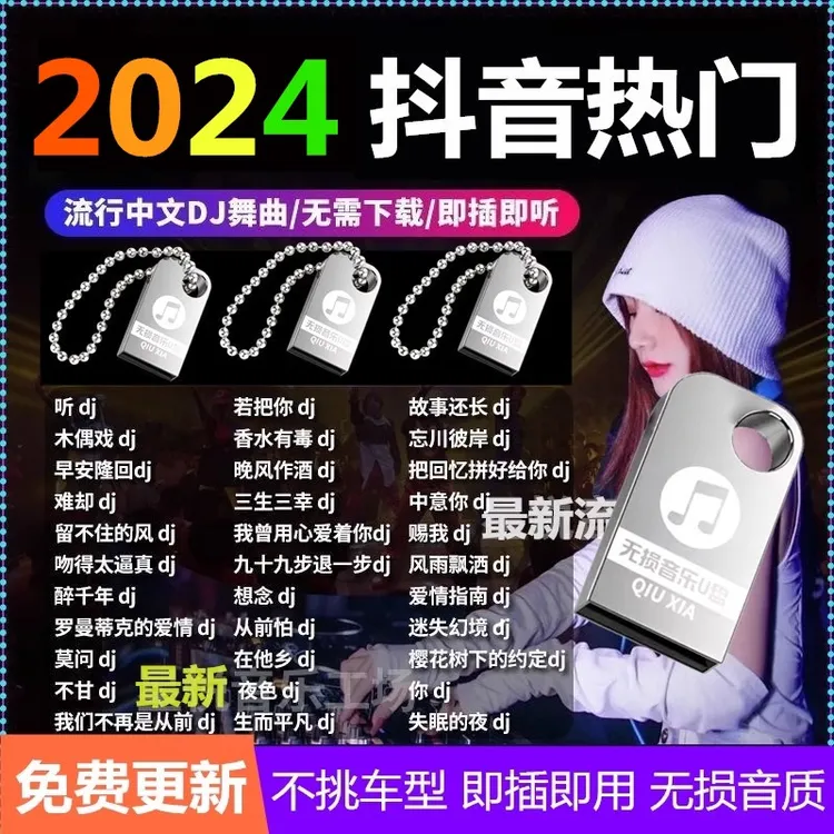 车载U盘柏林之声无损高音质品质车用2024新歌曲网红d音乐优盘