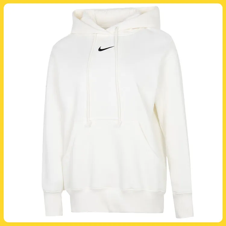 nike耐克女款运动卫衣 PHNX FLC OS PO HOODIE套头衫DQ5861-133