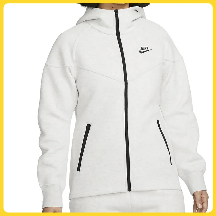 nike耐克女款时尚运动外套NSW TCH FLC WR FZ HDY针织FB8339-013