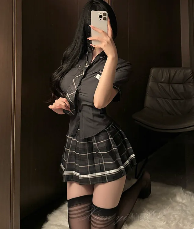新款学生日系辣妹jk收腰衬衫制服cosplay水手服性感纯欲jk百褶裙