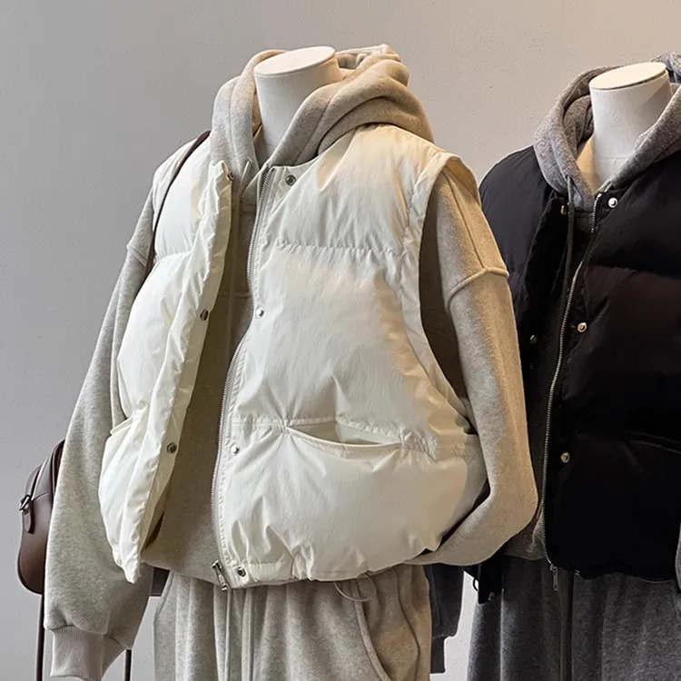 短款加厚棉马甲外套女2025秋冬新款宽松时尚高级感面包服保暖棉服