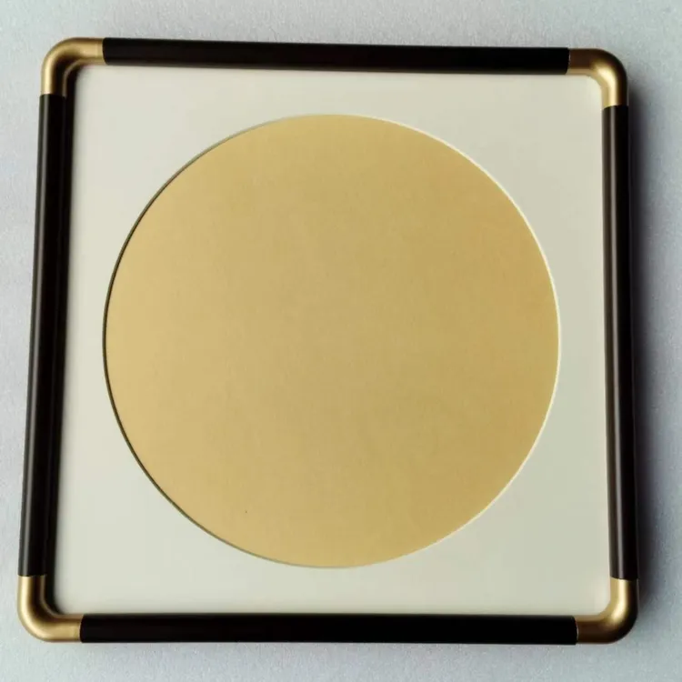 38*38内径仿铜角有机玻璃双面实木画框宣纸国画书法装裱画框