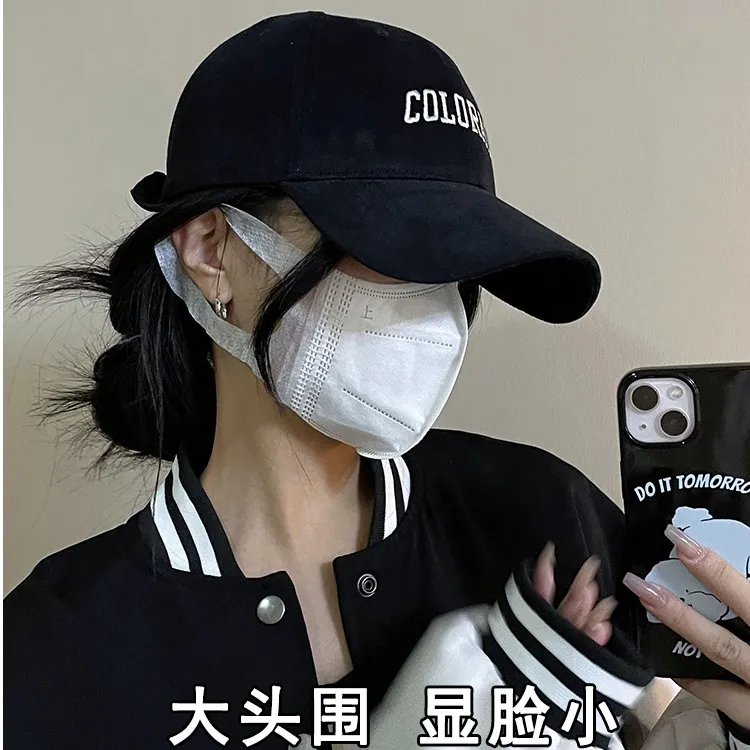 大头围COLORADO棒球帽弯檐百搭简约显脸小鸭舌帽男女
