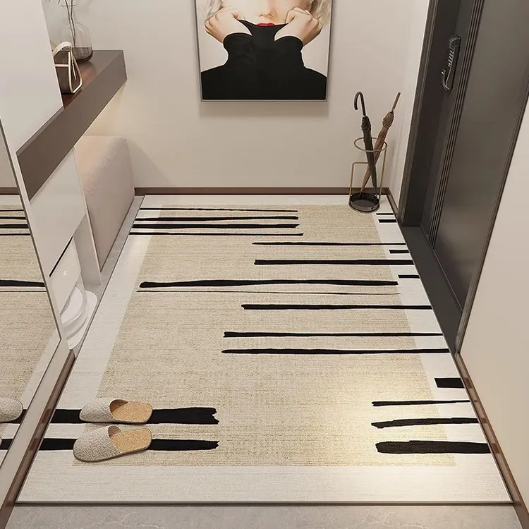 入户地垫进门垫进门玄关地毯定制免洗入门脚垫可剪裁轻奢现代