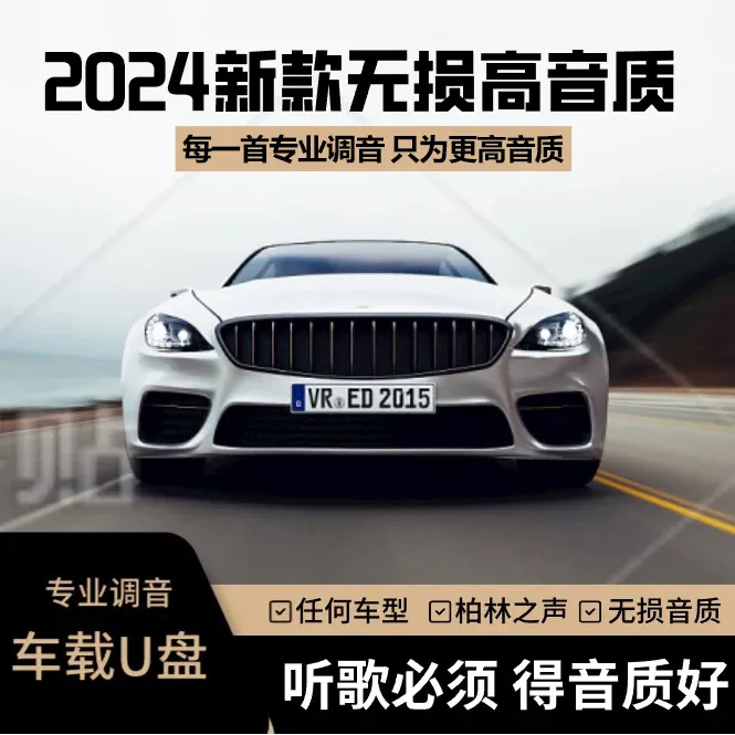 【2024新款】车载音乐U盘热门车载U盘高品质精选排行DJ抖音流行经典