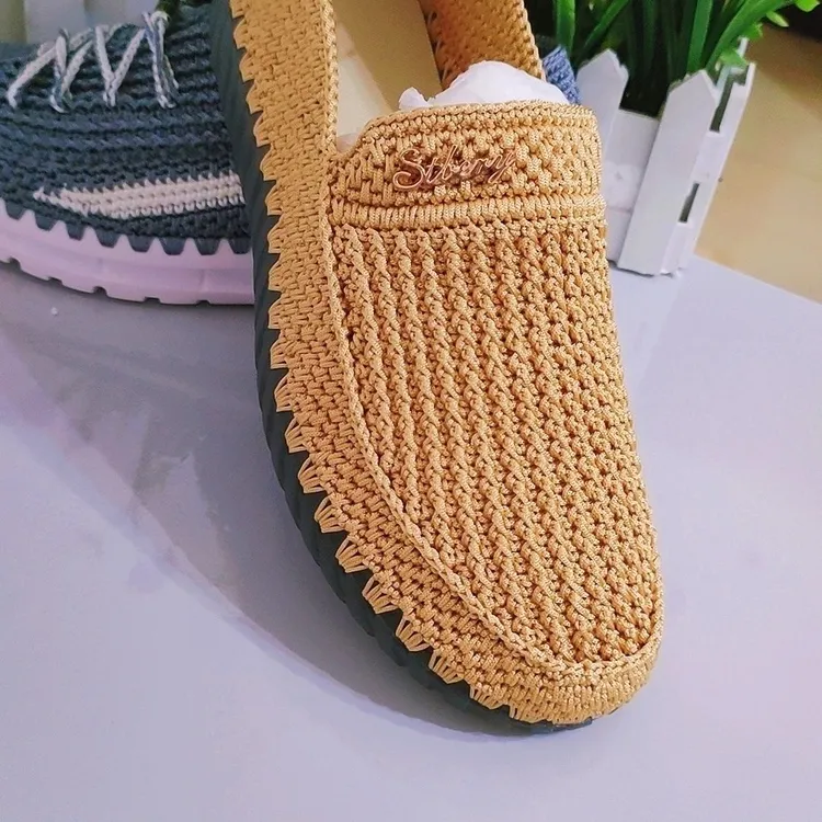 手工钩织士豆豆鞋,手工成品鞋,10天左右发货,不接受催单