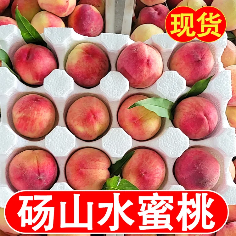 【顺丰包邮】现摘砀山水蜜桃 香甜软糯桃子新鲜水果包邮 突围水蜜桃