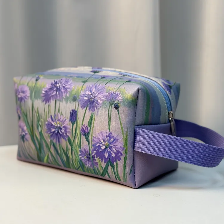紫菀花收纳包防尘耐脏防水容量大出门旅行洗漱包化妆包