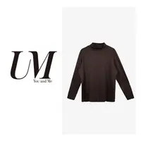 【U.M】单件装立领人品T男士升级版玻尿酸长袖