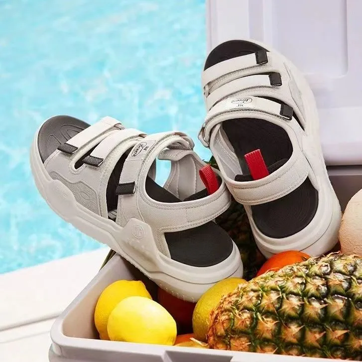 361°凉鞋男鞋2025夏季户外防滑潮流百搭休闲运动凉拖鞋厚底沙滩鞋