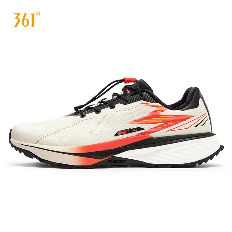361°男子跑步鞋2025新款防水轻便缓震休闲鞋子减震回弹运动鞋