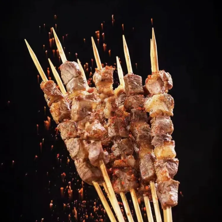 穆宝斋内蒙古羔羊肉羊肉串肉质鲜嫩羔羊后腿羊肉串不腥不膻