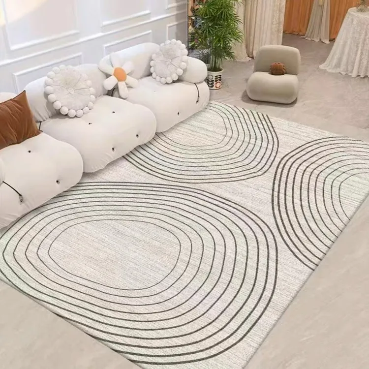 地毯客厅轻奢沙发茶几毯现在简约新款高级绒卧室进门地毯客厅地毯