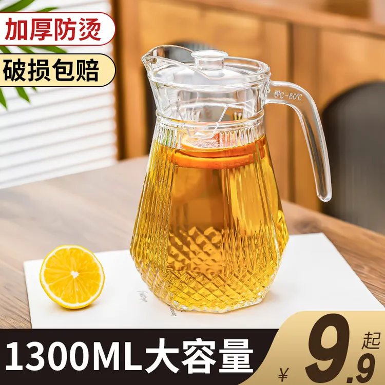 冷水壶大容量耐高温凉水壶加厚耐热果汁壶扎壶冰箱专用居家好物
