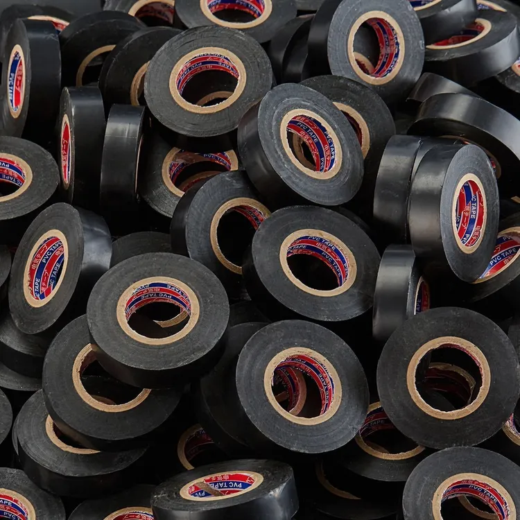论斤卖电工胶布防水胶带高粘度性耐高温耐磨大卷电线绝缘胶带批发