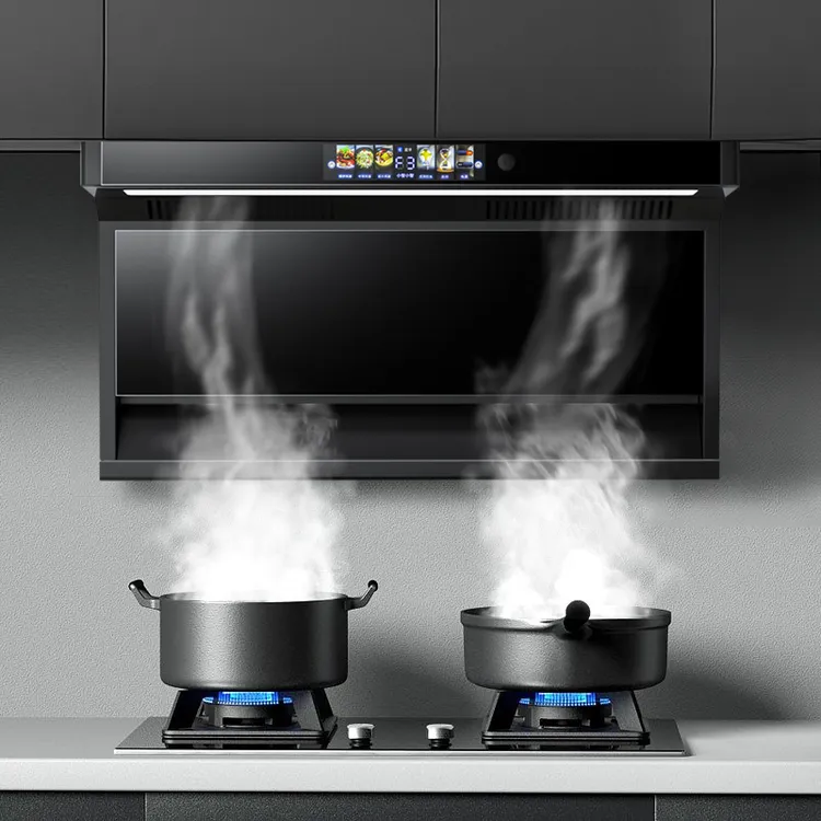 惠普好太太抽油烟机厨房烟机自动清洗顶侧双吸家用大吸力油烟机