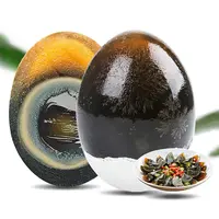 林小二正宗鄱阳湖松花鸭皮蛋传统无铅工艺农家自制精品10枚700克