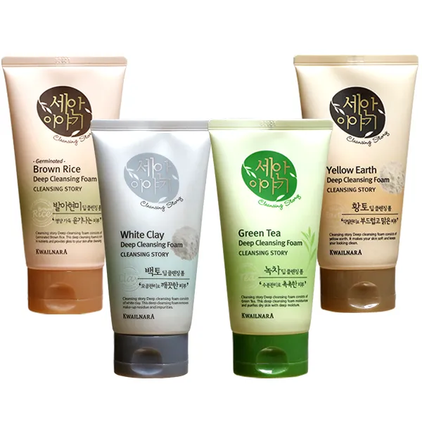 水果之乡 洗颜故事白土洗面奶泡沫洁面乳保湿控油清洁