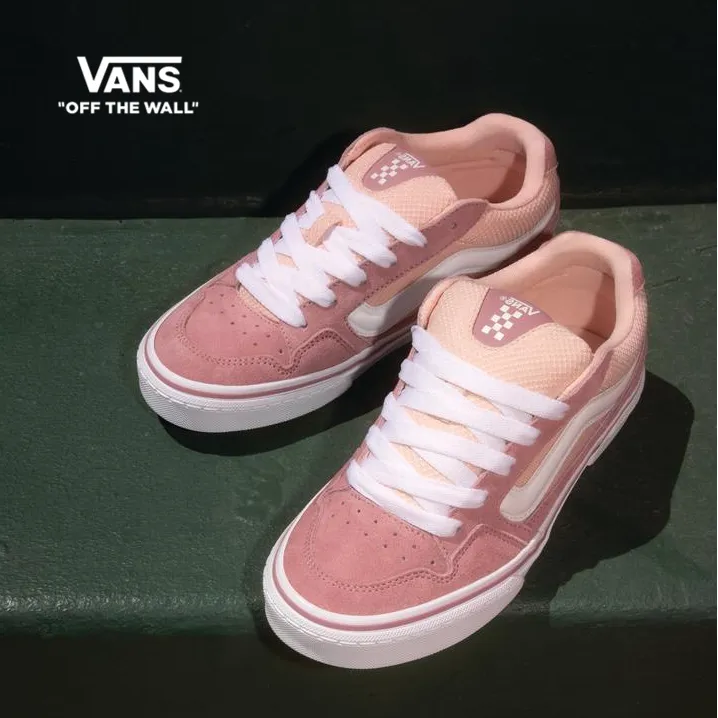 VANS范斯官方 Caldrone 樱花粉百搭休闲胖胖鞋女子板鞋7P9CL2