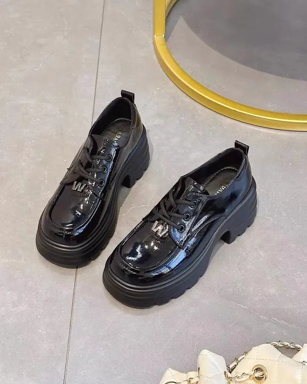 厚底英伦风粗高跟小皮鞋女鞋松糕休闲玛丽珍乐福鞋