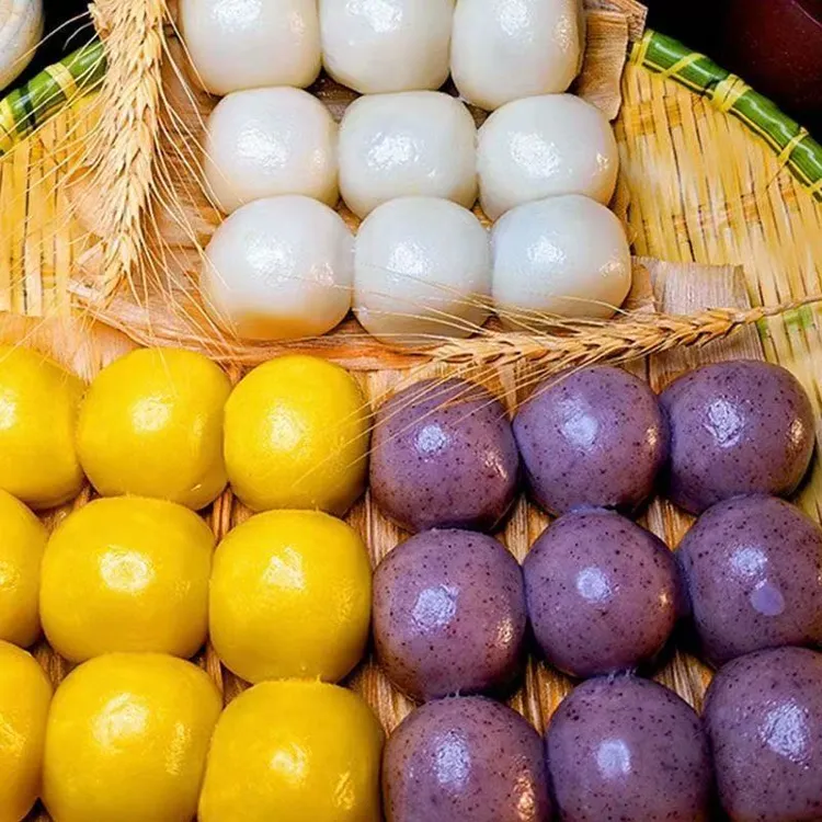 正宗东北粘豆包一箱5斤二种颜色任选