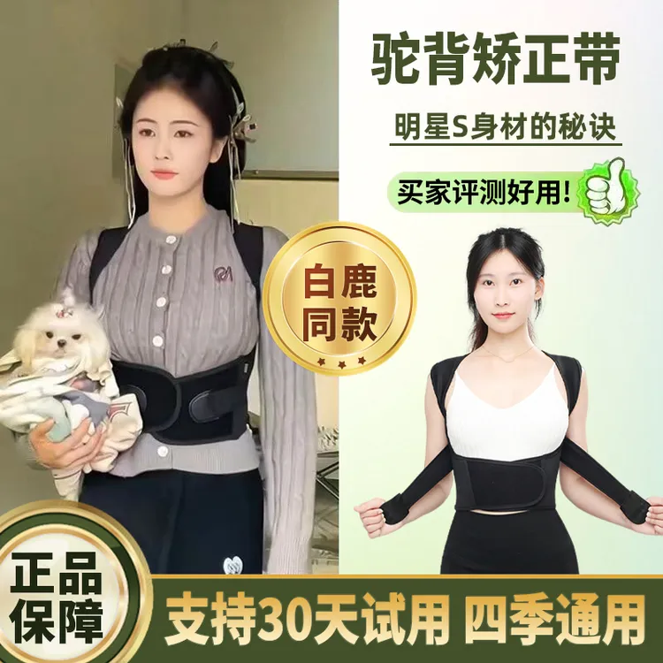 【白鹿背同款】贝佳璐矫正驼背带护腰隐形矫正成人专用背部矫正美背