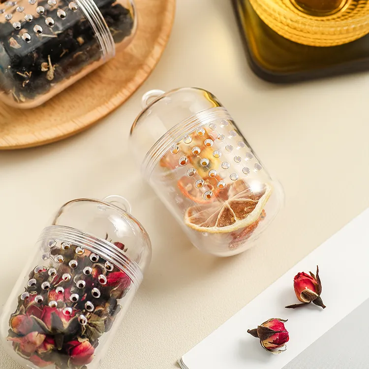 芙劳尔透明茶漏茶滤耐高温茶水分离过滤器家用泡茶神器花茶球茶仓